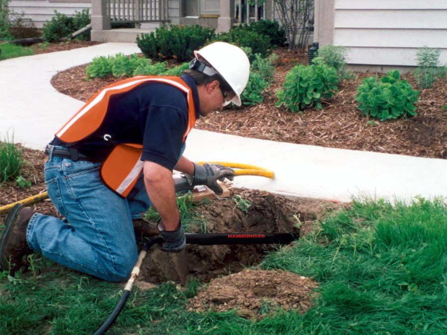Trenchless Line Installation Under Concrete